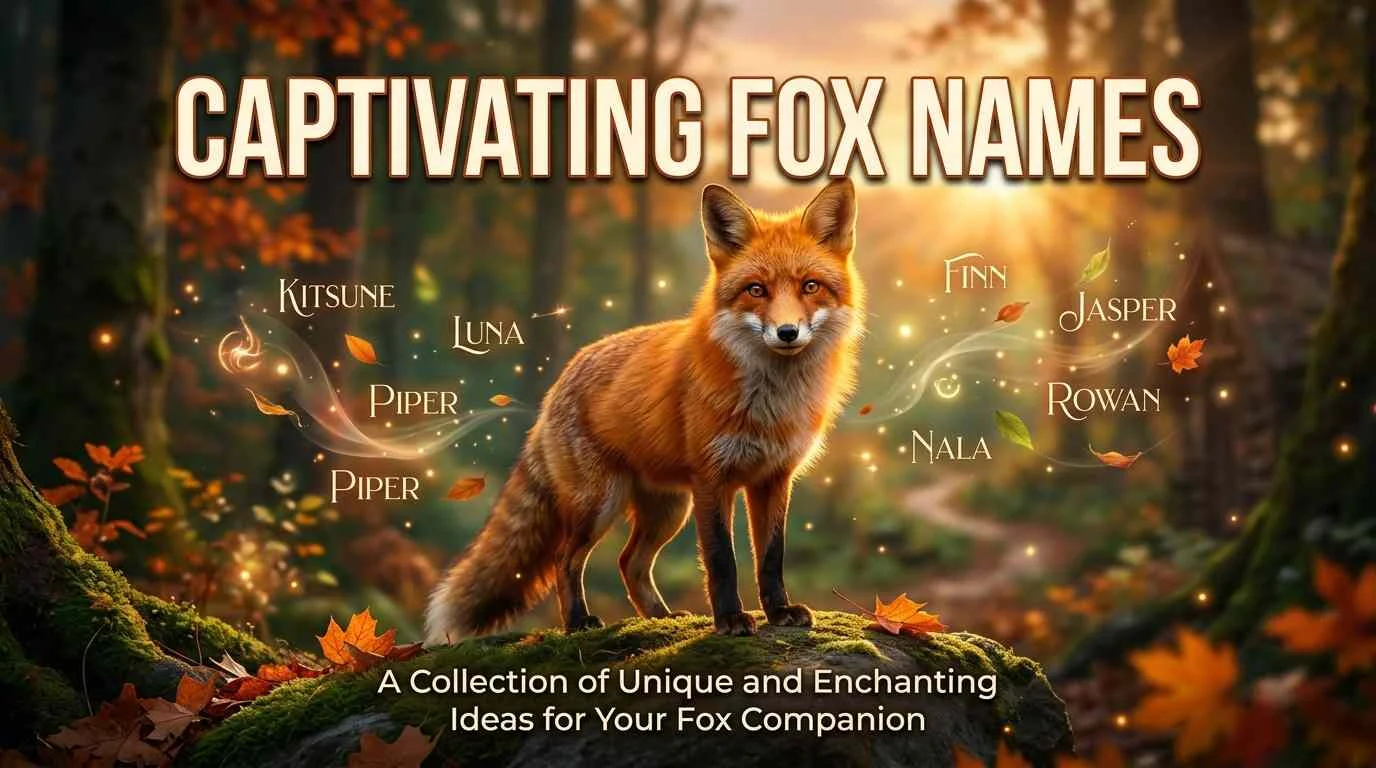 captivating-fox-names