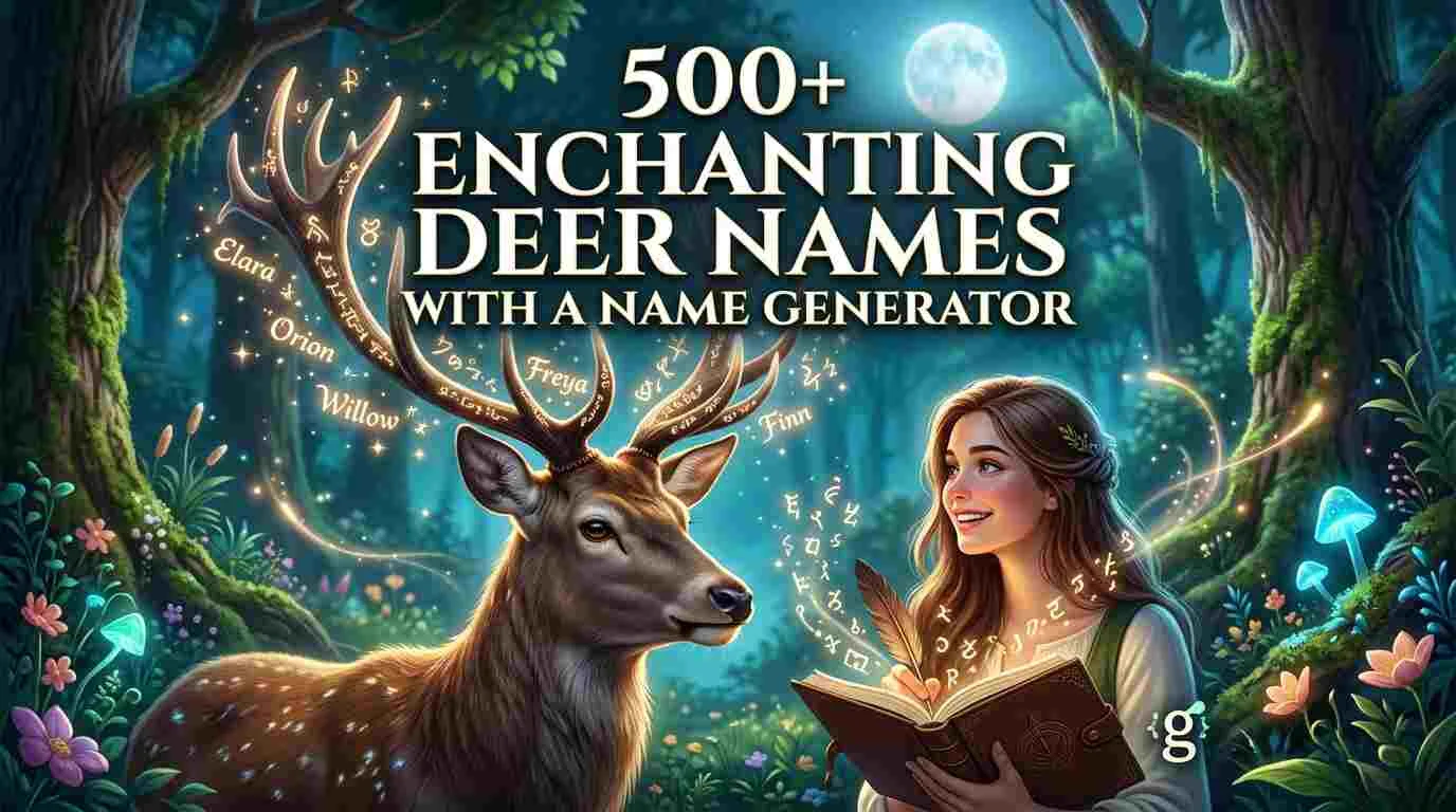 Enchanting Deer Names With a Name Generator