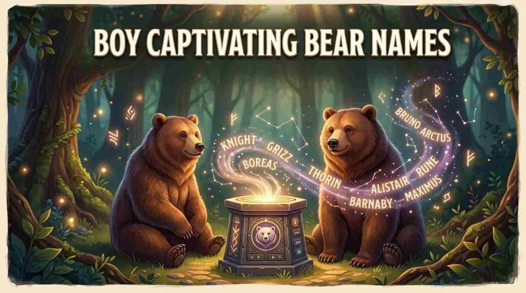 Boy Captivating Bear Names