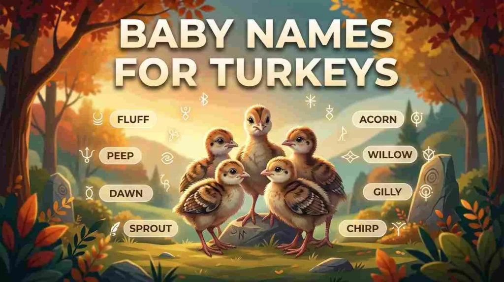 Baby names for turkeys