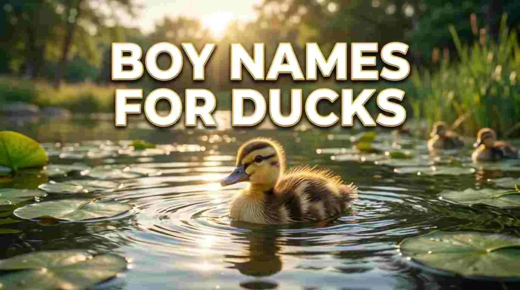 boy names for ducks