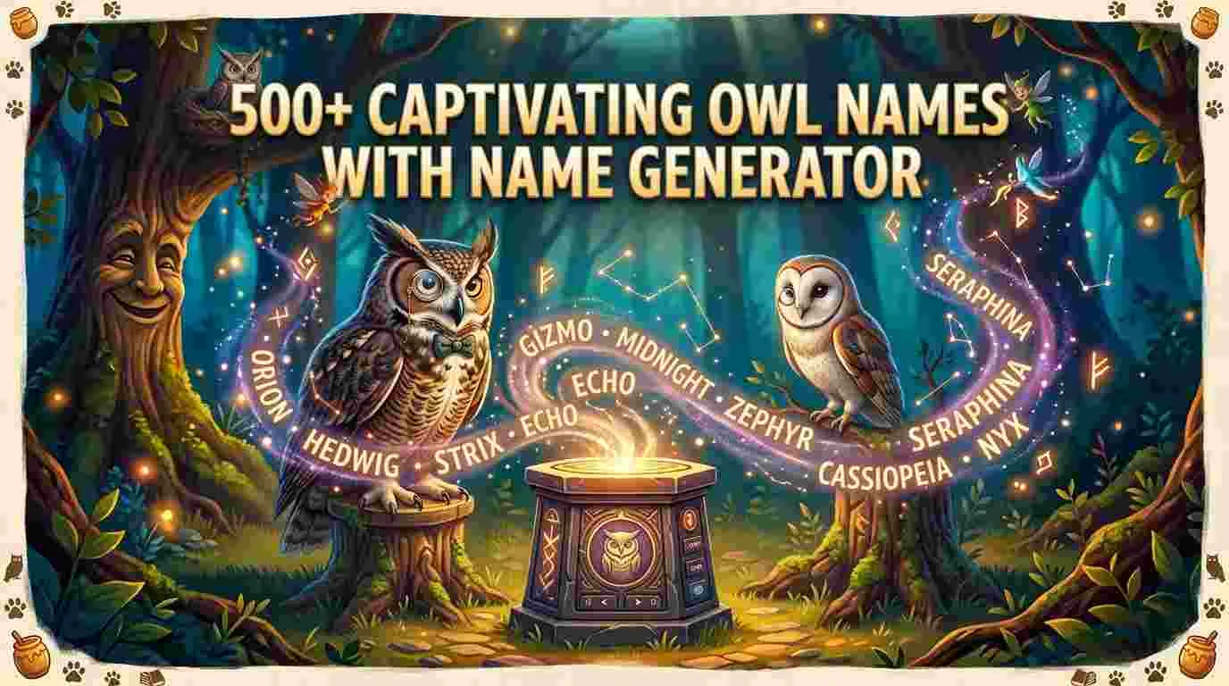 Captivating Owl Names With Name Generator