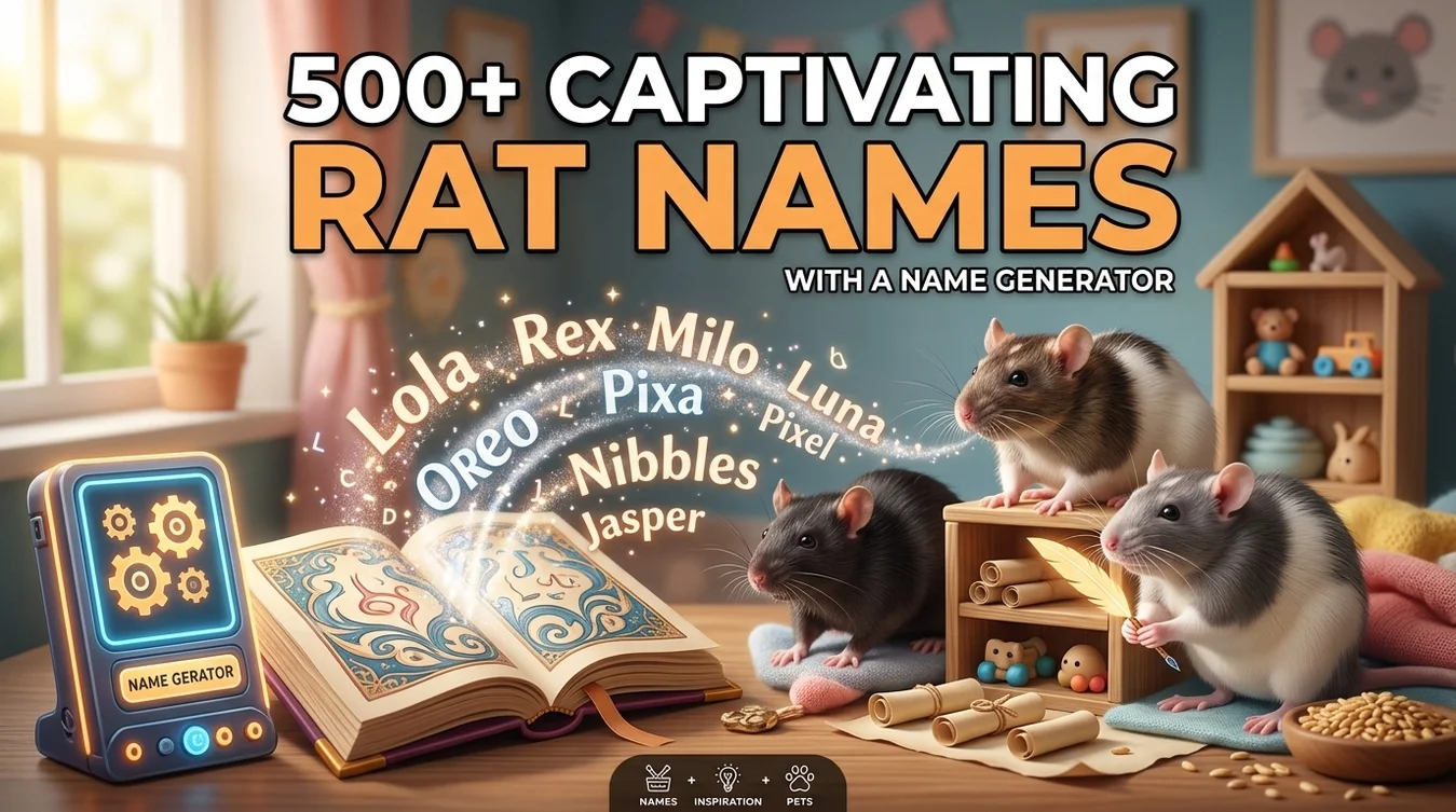 captivating rat names name generator
