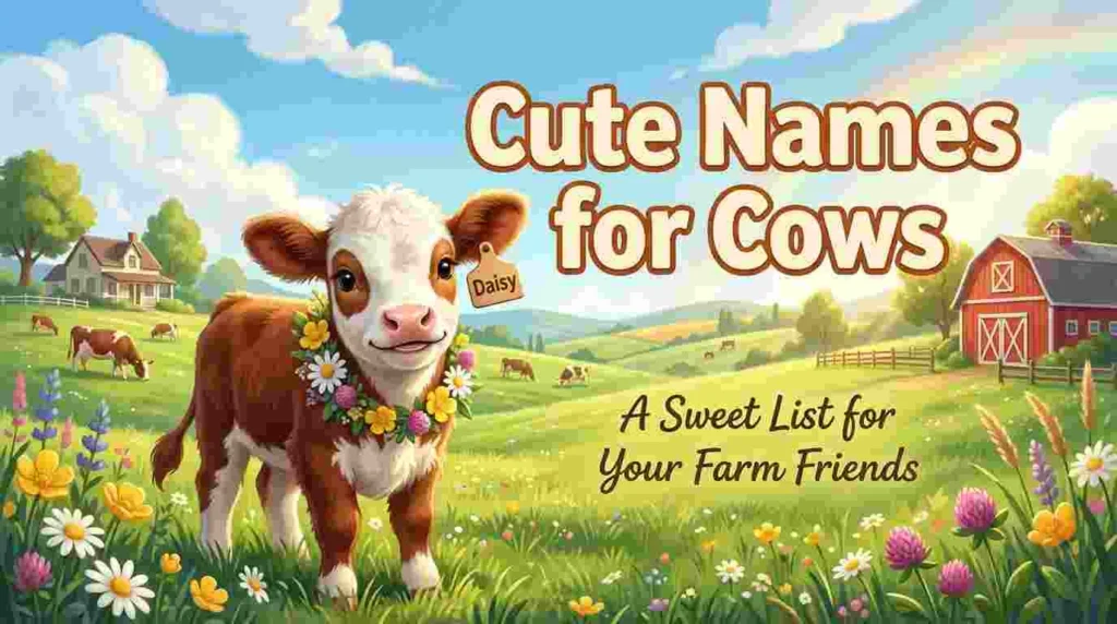 cute names cows