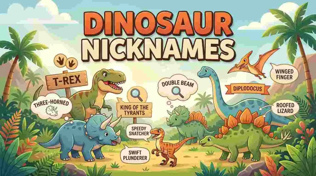 dinosaur nicknames