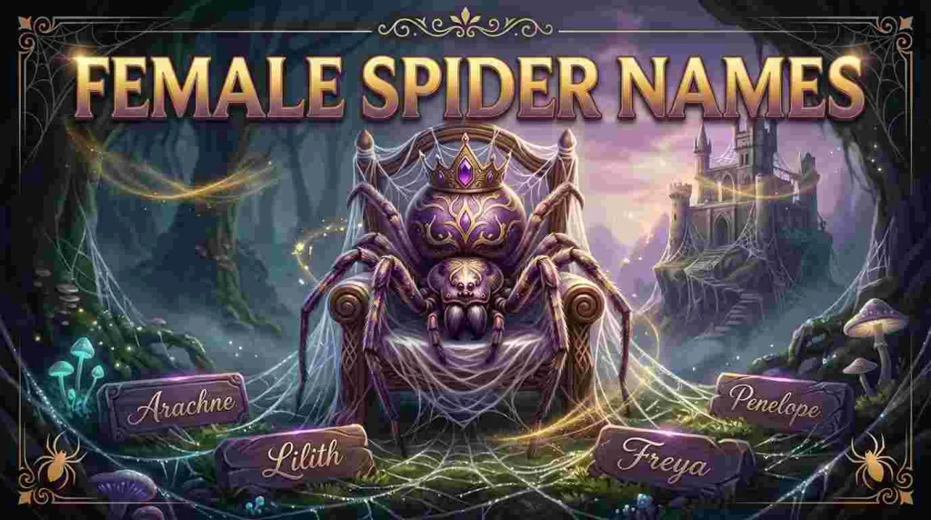 female spider names
