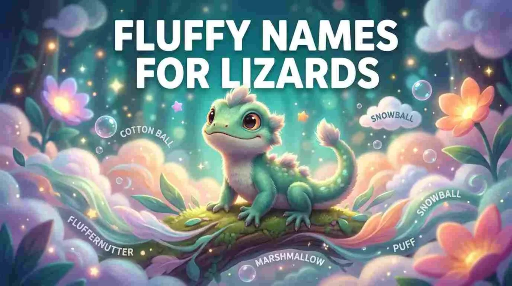 fluffy names for lizards