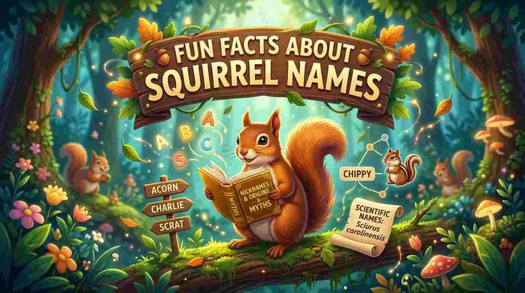 fun facts squirrel names