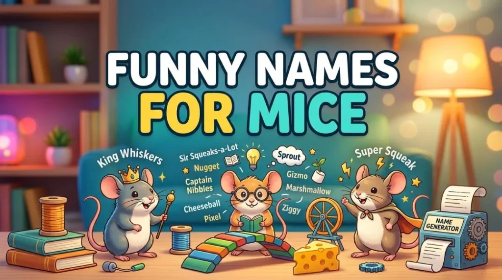 funny names mice