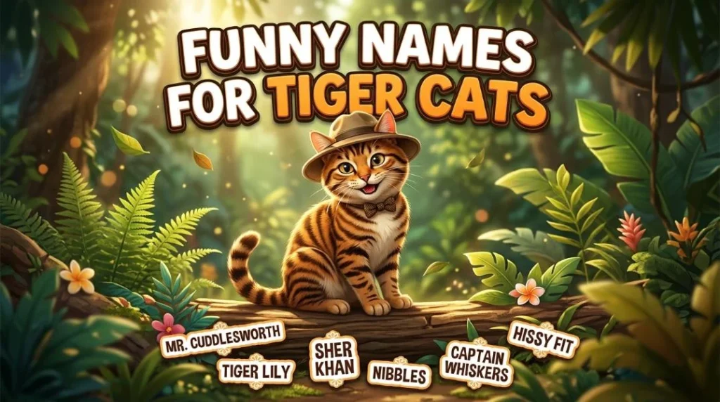 funny names tiger cats