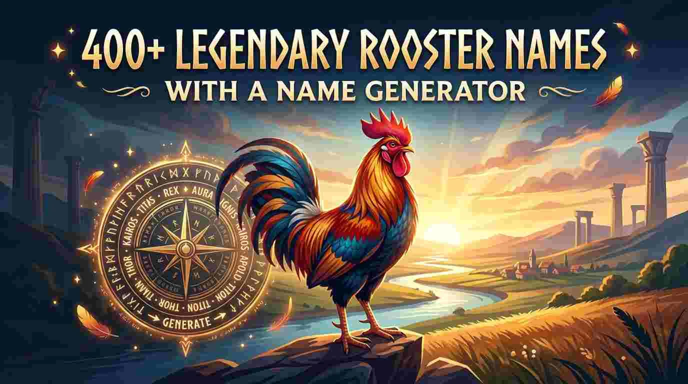 legendary rooster names name generator