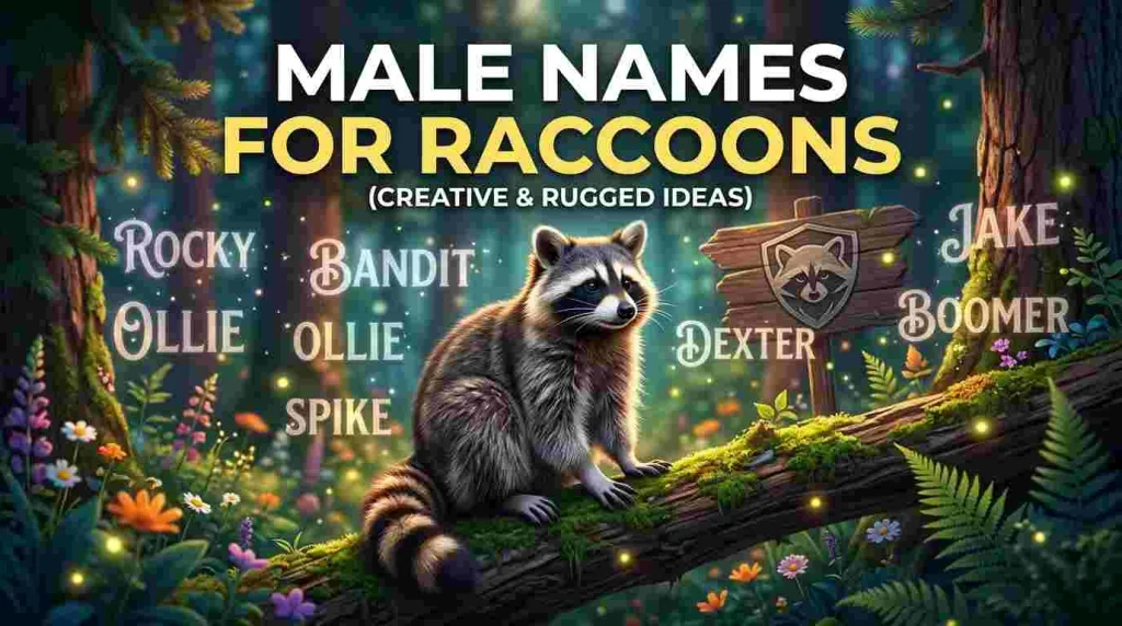 male names raccoons