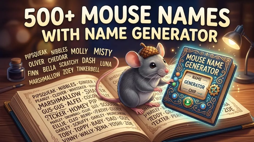mouse names name-generator