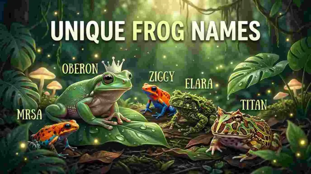unique frog names