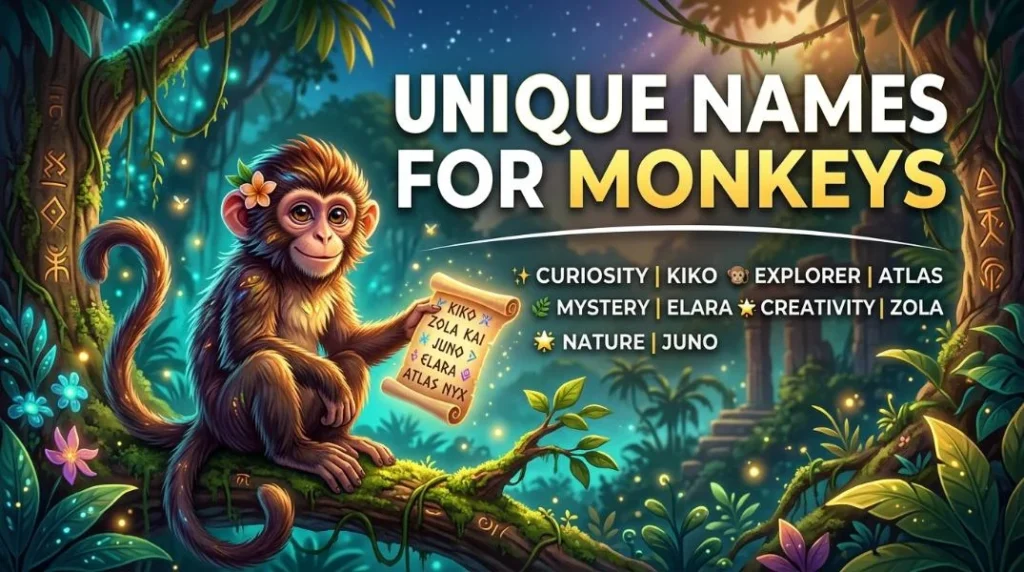 unique names monkeys
