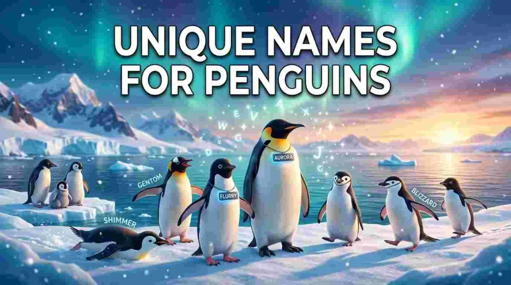 unique names for  penguins