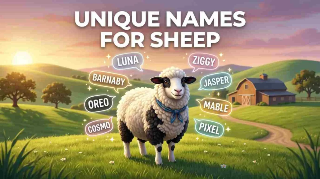 unique names sheep