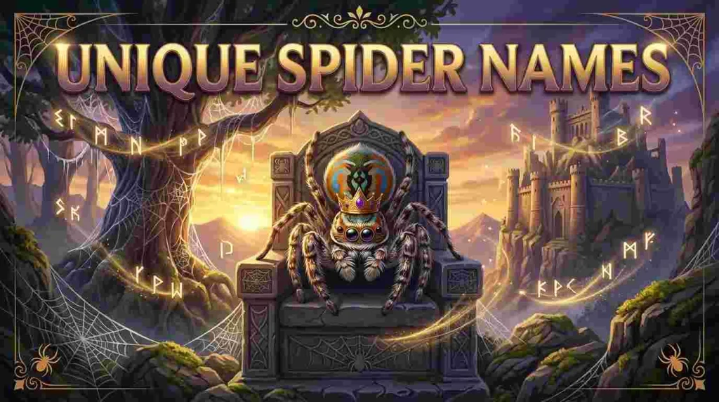 unique spider names